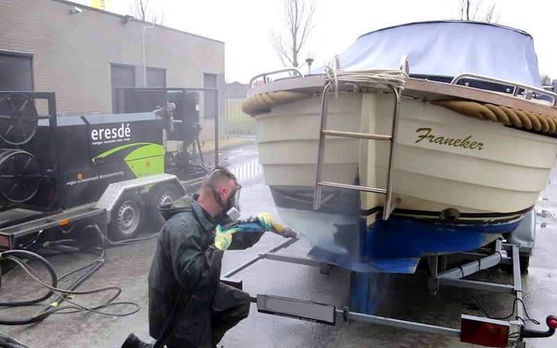 Antifouling Verwijderen schip