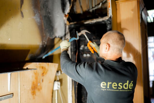 Eresde repareert brandmschade
