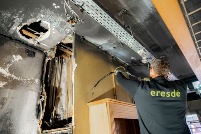 Eresde brandschade schoonmaken